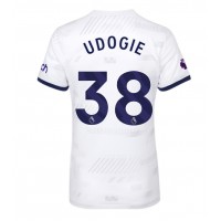 Dres Tottenham Hotspur Destiny Udogie #38 Domaci za Žensko 2023-24 Kratak Rukav